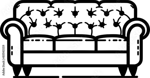 Divan furniture icon 4