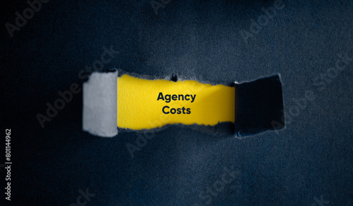 Agency costs Term and Banner.