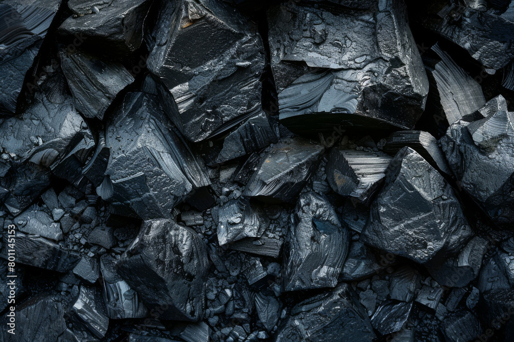 Textured background coal, dark layers rough carbon surface. industrial energy. environmental themes, copy space. Textured background coal, dark layers rough carbon surface. industrial energy. environmental themes, copy space.