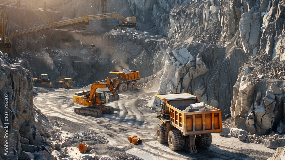 heavy large industrial stone quarry machinery. big industry mining heavy large industrial stone quarry machinery. big industry mining