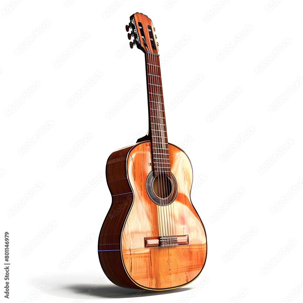 acoustic guitar isolated, acoustic guitar isolated on white