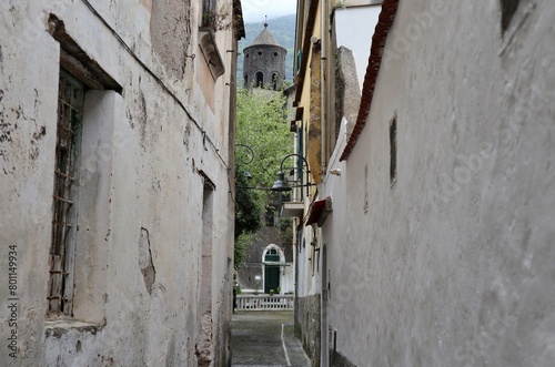 Obraz na płótnie Maiori - Scorcio del campanile di San Pietro in Posula w salonie