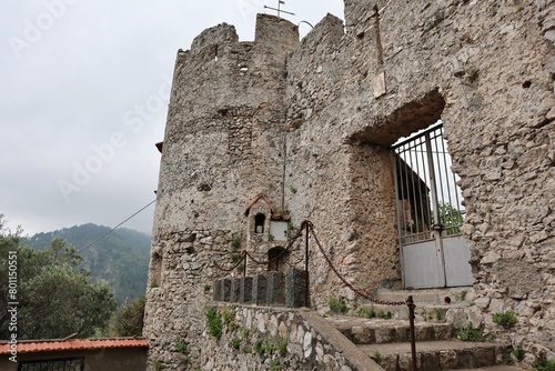 Obraz na płótnie Maiori - Entrata del Castello di Thoroplano w salonie