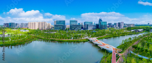 Urban Scenery of Lingang New City in Shanghai, China © Weiming
