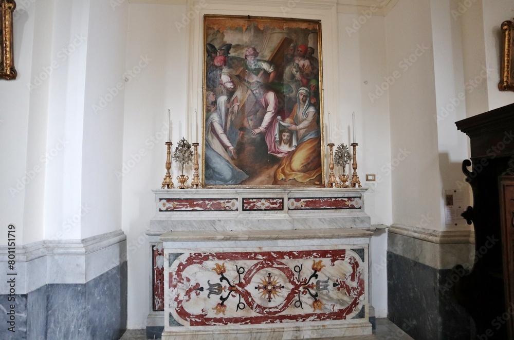 Maiori - Altare del Calvario nel Santuario di Santa Maria a Mare