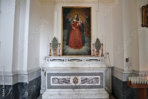 Maiori - Altare della Madonna dell'Avvocata nel Santuario di Santa Maria a Mare photo