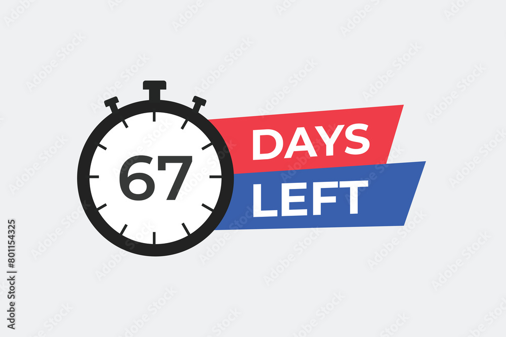 67 days to go countdown template. 67 day Countdown left days banner design. 67 Days left countdown timer 67 days to go countdown template. 67 day Countdown left days banner design. 67 Days left countdown timer
