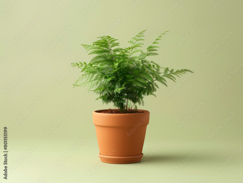 Verdant Asparagus Fern in dark pot