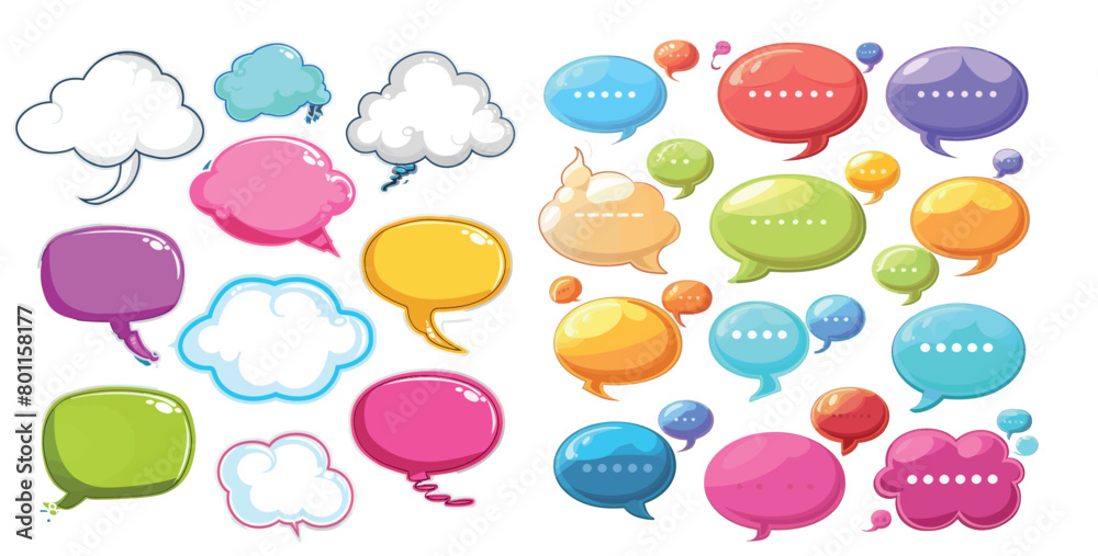 Talk bubbles, small talk frames, conversation clouds with greeting phrases for dialogue. Talk bubbles, small talk frames, conversation clouds with greeting phrases for dialogue.