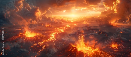 AweInspiring Flight Over an Active Volcanic Adventure photo