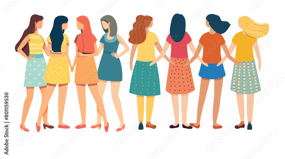 Multinational sisterhood community, female friendship group.