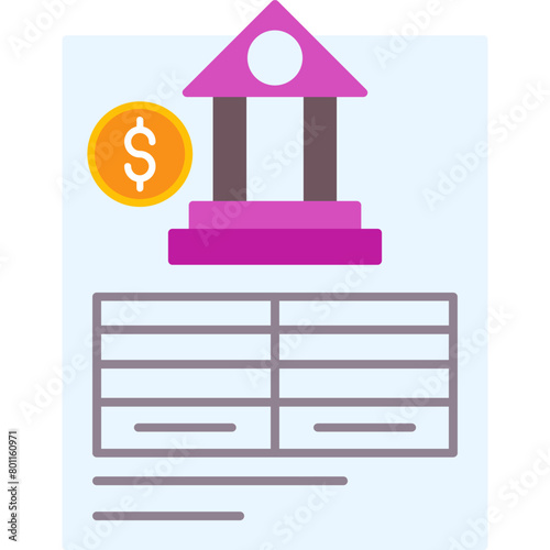 Bank Statement Icon