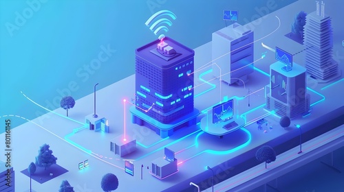 Futuristic Smart City with Wireless Network and Digital Infrastructure