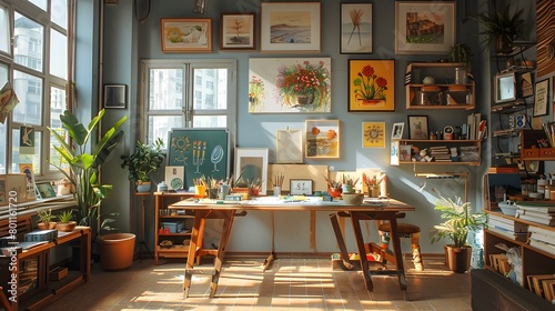 Dedicated Arts and Crafts Corner A Serene Haven for Creative Pursuits
