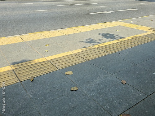 The footbath-road in front of the bus stop in Thailand 001 photo