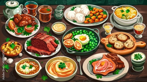 Typical Irish food, Saint Patricks Day