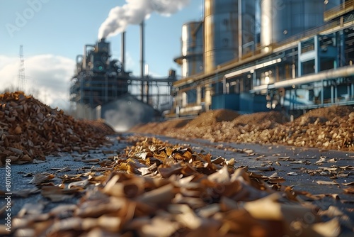 Innovative Recycled Biomass Utilization Transforming Waste into Green Energy photo