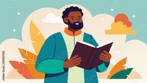 The pastor reads from the Book of Exodus connecting the story of the Israelites journey to freedom with the experience of African Americans and the. Vector illustration