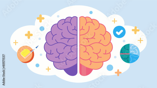 A visual comparison between a healthy brain and a brain with depression highlighting the impact of ketamine on regulating neurotransmitter levels..