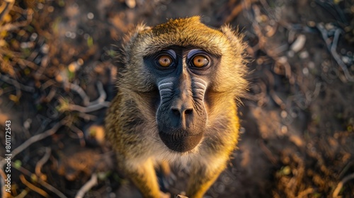 Portrait of a baboon © tnihousestudio