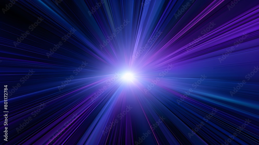 Radial blue and pruple light through the tunnel glowing in the darkness for print designs templates, Advertising materials, Email Newsletters, Header webs, e commerce signs retail shopping, advertisem