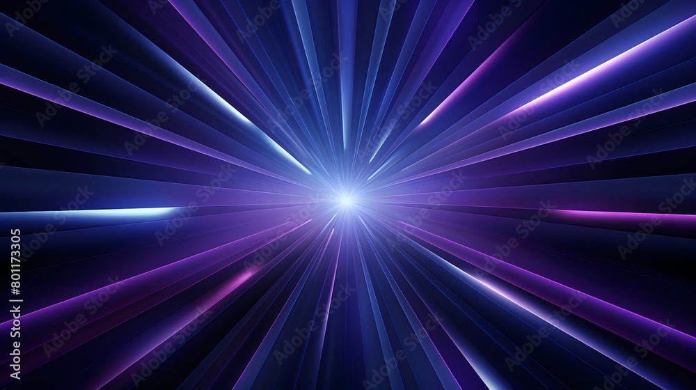 Radial blue and pruple light through the tunnel glowing in the darkness for print designs templates, Advertising materials, Email Newsletters, Header webs, e commerce signs retail shopping, advertisem