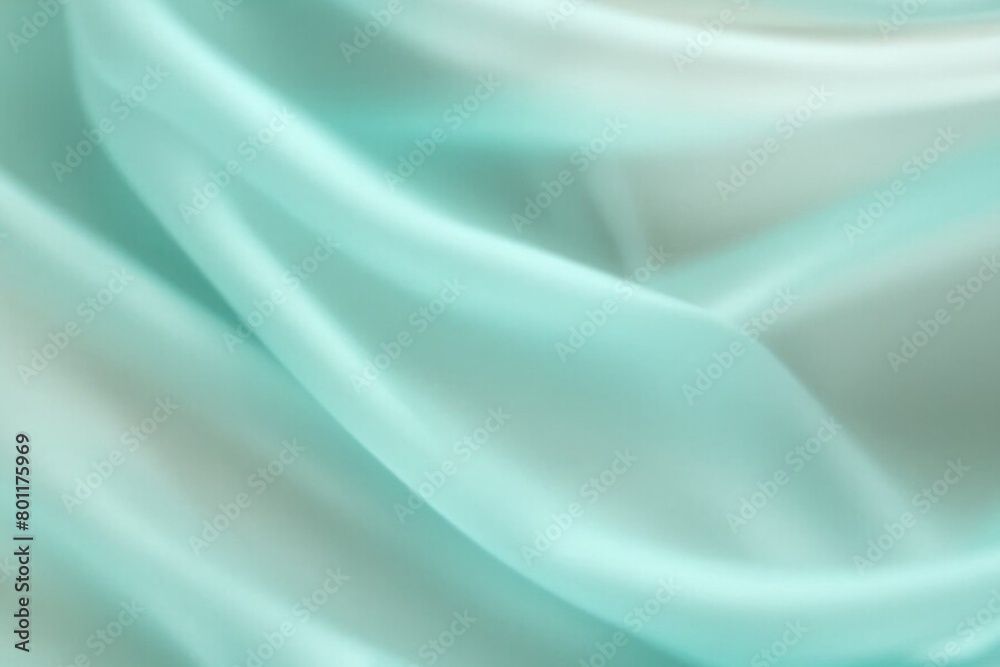 Fototapeta premium light blue abstract flowing silk backdrop material.