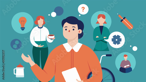 Through their unique research ods a neurodivergent historian sheds light on the often forgotten role of people with disabilities in key historical. Vector illustration