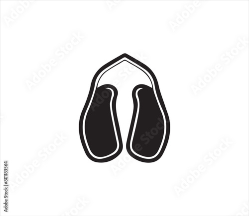Slippers icon . Simple of slipper vector icons for web design on white background