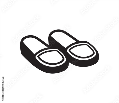 Slippers icon . Simple of slipper vector icons for web design on white background
