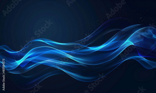 flowing blue elegant abstract background
