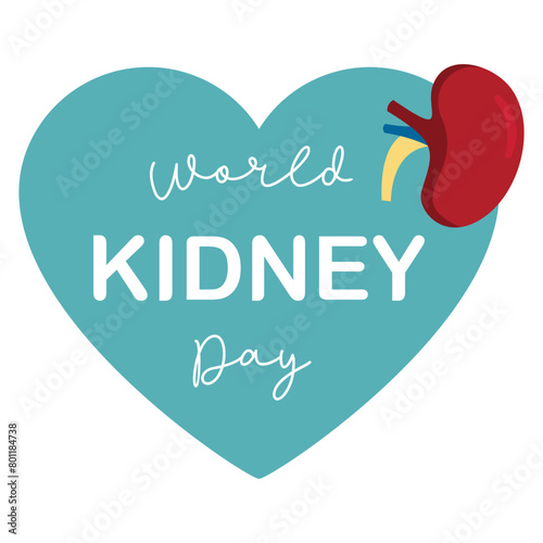 World Kidney Day Vector