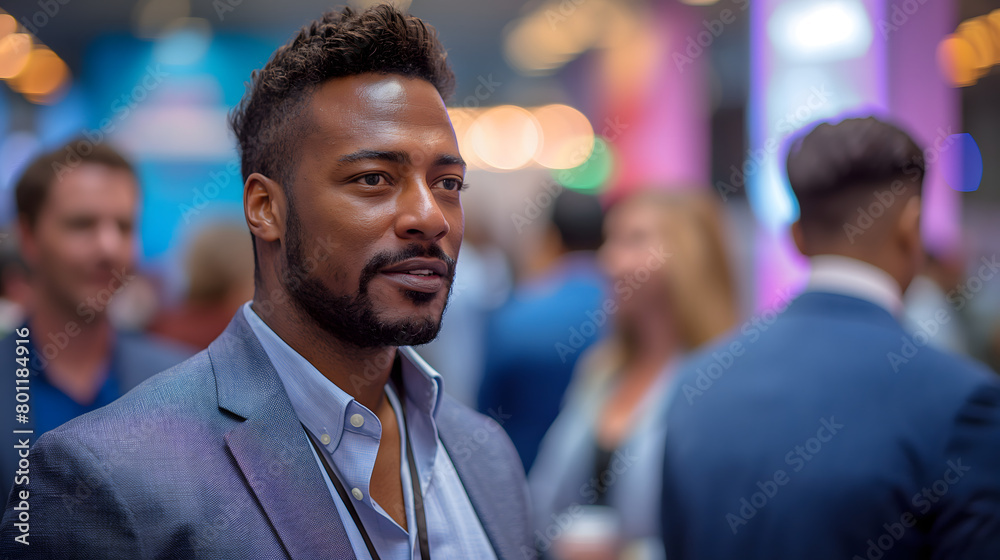 Black businessmen talk to each other. Black businessmen talk to each other.