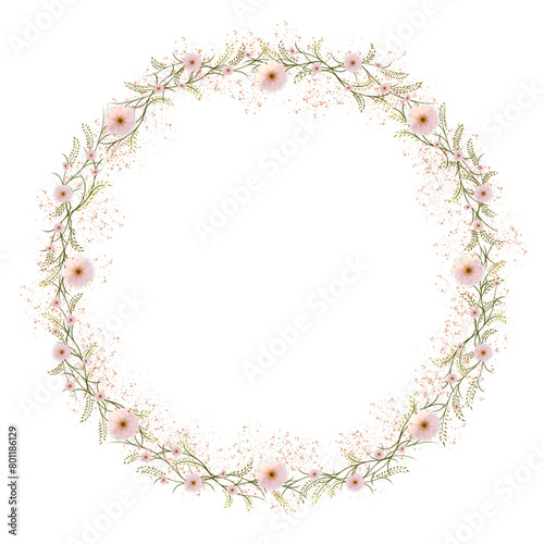 frame of flowers 3
