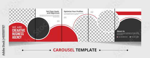 Social Media Post, Carousel Template, with Elements for Creative Design,  best design, banner design,