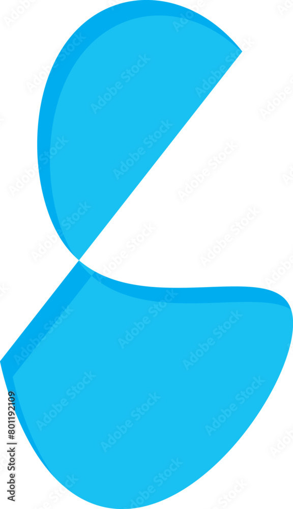 blue logo simple