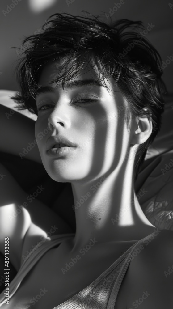 LGBT pride, Androgynous Non-Binary Queer Character Avatar background image LGBT pride, Androgynous Non-Binary Queer Character Avatar background image