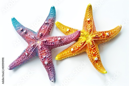 cute starfish on a clean white background
