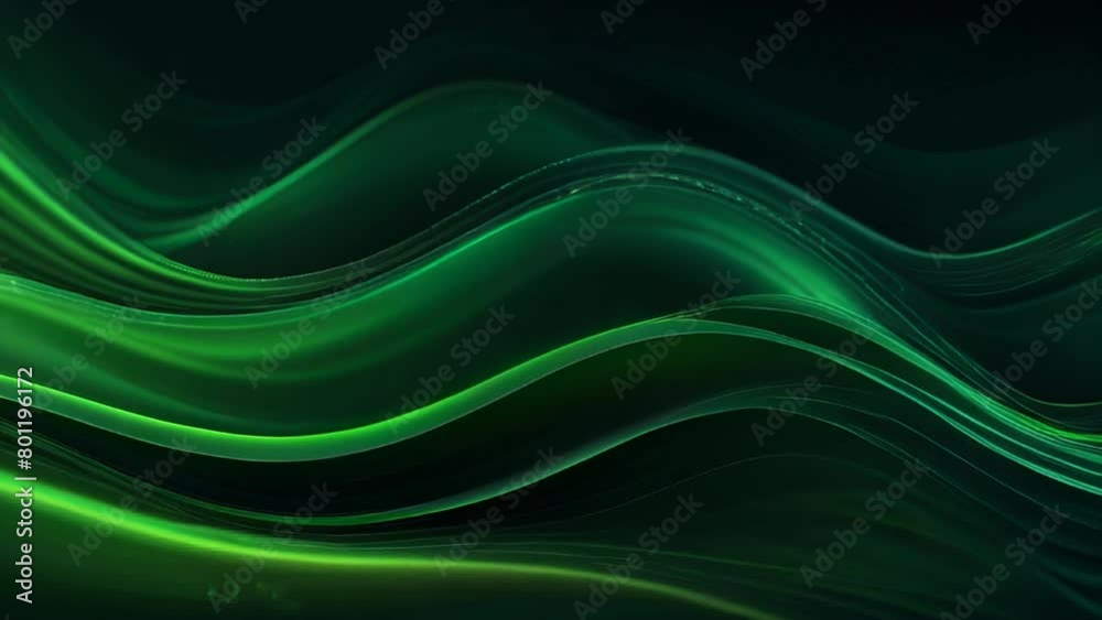 Green abstract flowing dynamic waves background Green abstract flowing dynamic waves background