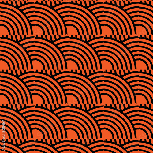 Seamless pattern with abstract geometric camouflage texture. Modern polygonal endless ornament for racing vinyl print template. Vector background.