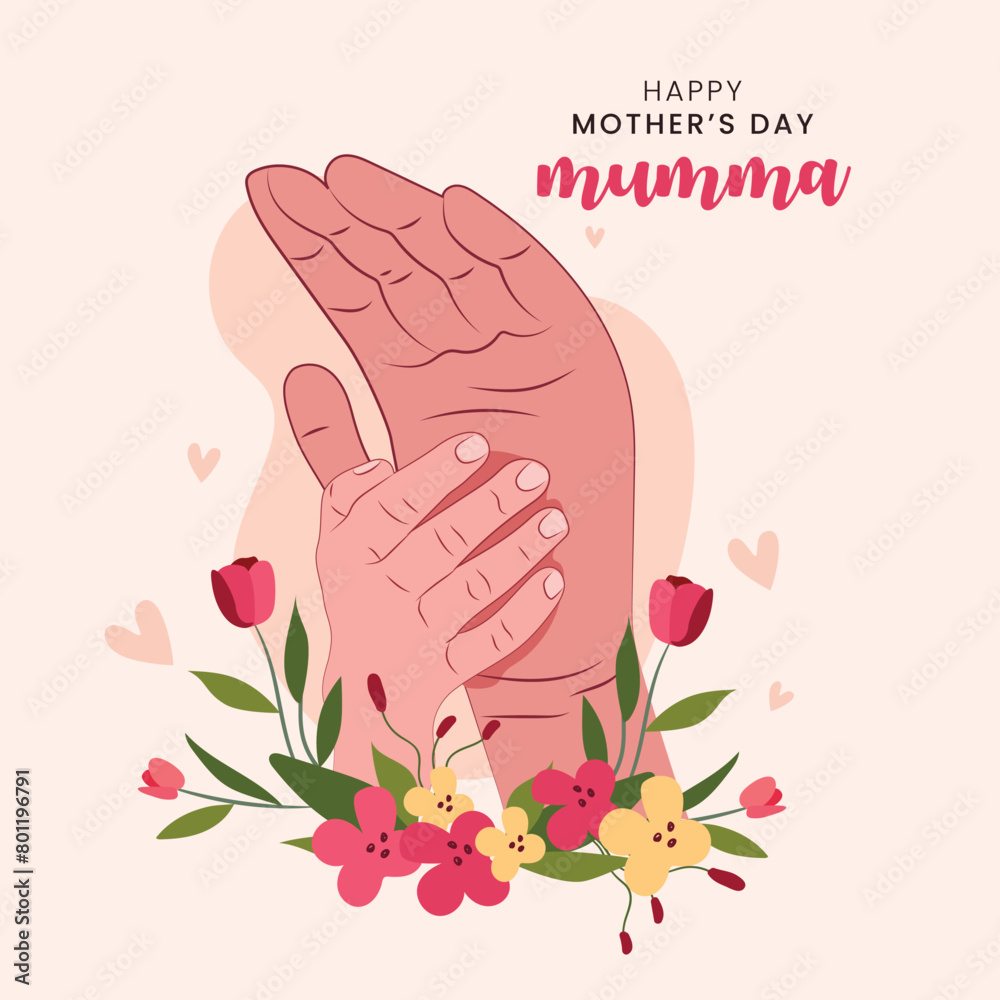 Illustration Celebrating Happy Mother's day