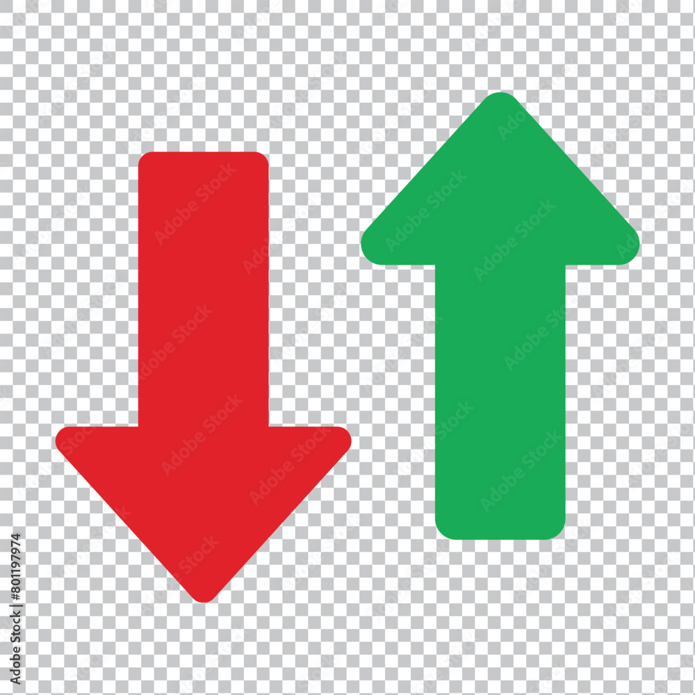 Up and Down Arrows icon vector isolated on white background, logo concept of Up and Down Arrows sign on transparent background, black filled symbol. EPS 10. Up and Down Arrows icon vector isolated on white background, logo concept of Up and Down Arrows sign on transparent background, black filled symbol. EPS 10.