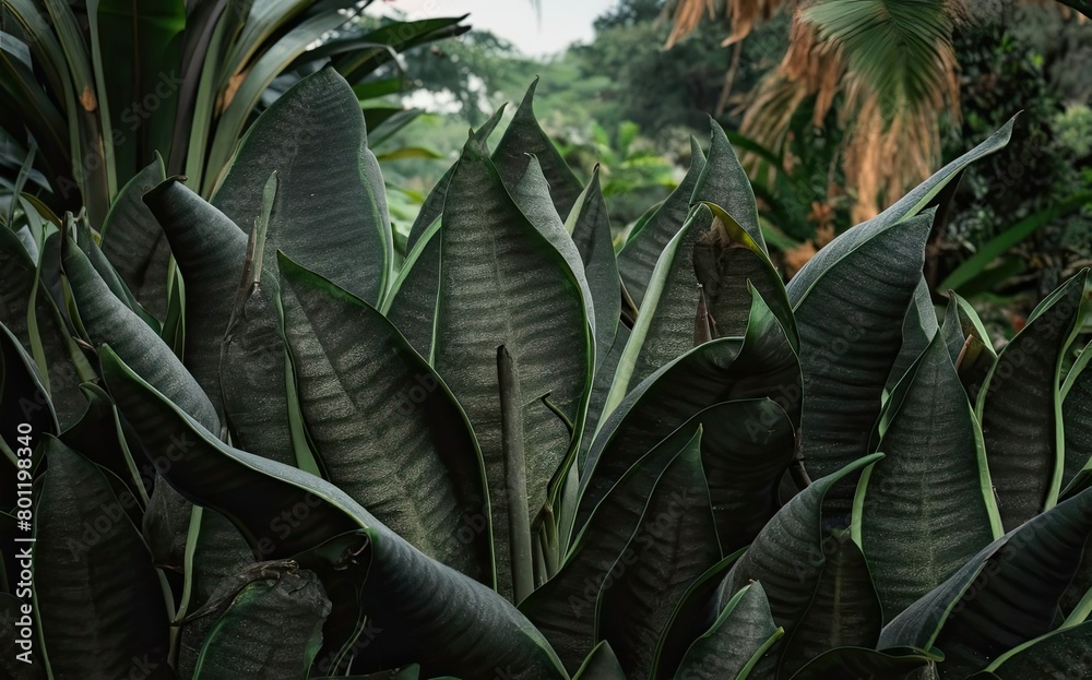 A dense green forest with an abundance of trees towering high and covering the landscape. Generative AI A dense green forest with an abundance of trees towering high and covering the landscape. Generative AI
