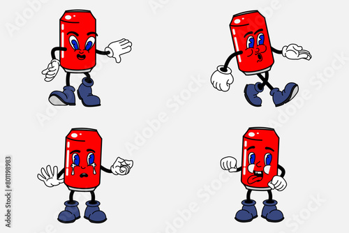 Retro Vintage Cartoon Mascot Oldiest