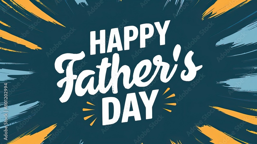 Fototapeta premium Fathers Day, Post, Father’s Day Poster, Happy Father’s Day, Happy Father’s Day Calligraphy. Lettering, Father's Day Sale, Offer. Text. vector, illustration. banner, background. shopping. Social Media