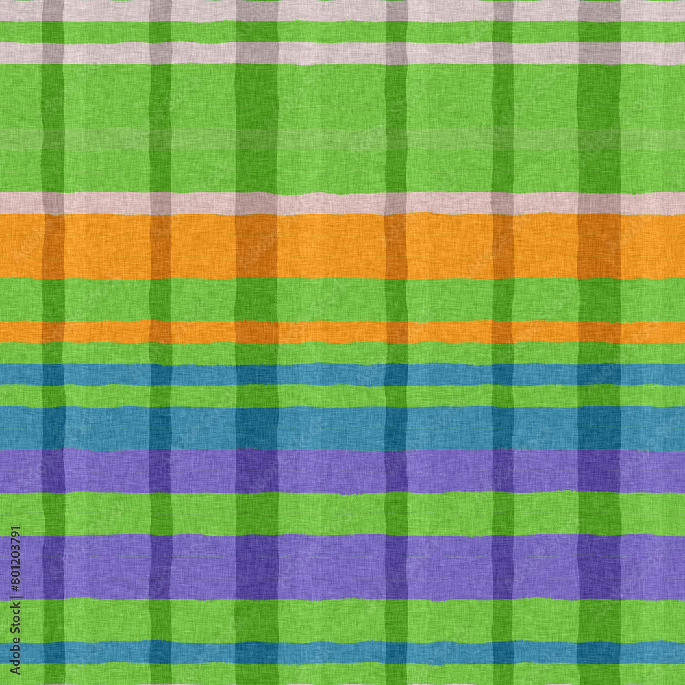 Woven tartan in spring color cloth plaid background pattern. Traditional checkered home decor linen cloth texture effect. Seamless soft furnishing fabric. Variegated melange weave all over print. Woven tartan in spring color cloth plaid background pattern. Traditional checkered home decor linen cloth texture effect. Seamless soft furnishing fabric. Variegated melange weave all over print.