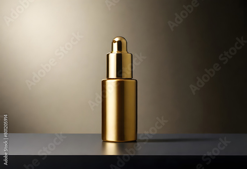 3D personal care products bottle mockup