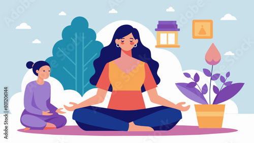 A woman choosing between a meditation retreat or a traditional psychotherapy session for her anxiety and panic attacks..