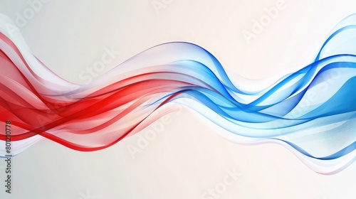 abstract background with blue and red wave  abstract colorful background with smooth lines  futuristic wavy art illustration  Flow of transparent wavy lines in rainbow colors