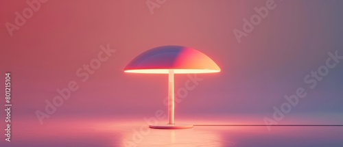 A beautiful render of a retro style lamp